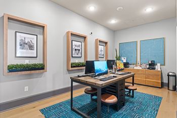 Co-working space with free printing and fast computers